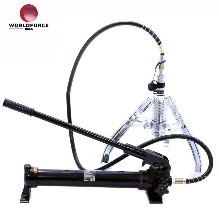 11203-Hidrolik Üç Ayaklı El Pompalı 10 Ton 250mm (700 bar) - 1