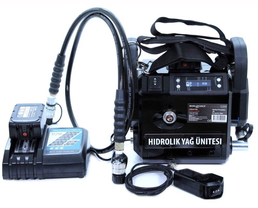 11233 - Şarjlı 700 Bar Hidrolik Pompa (Taşınabilir) - 1