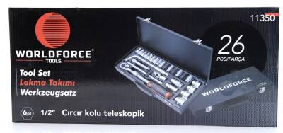 11350-Lokma Takımı 26 Parça S-Ultra 1/2'' Uzatmalı Cırcır - 2