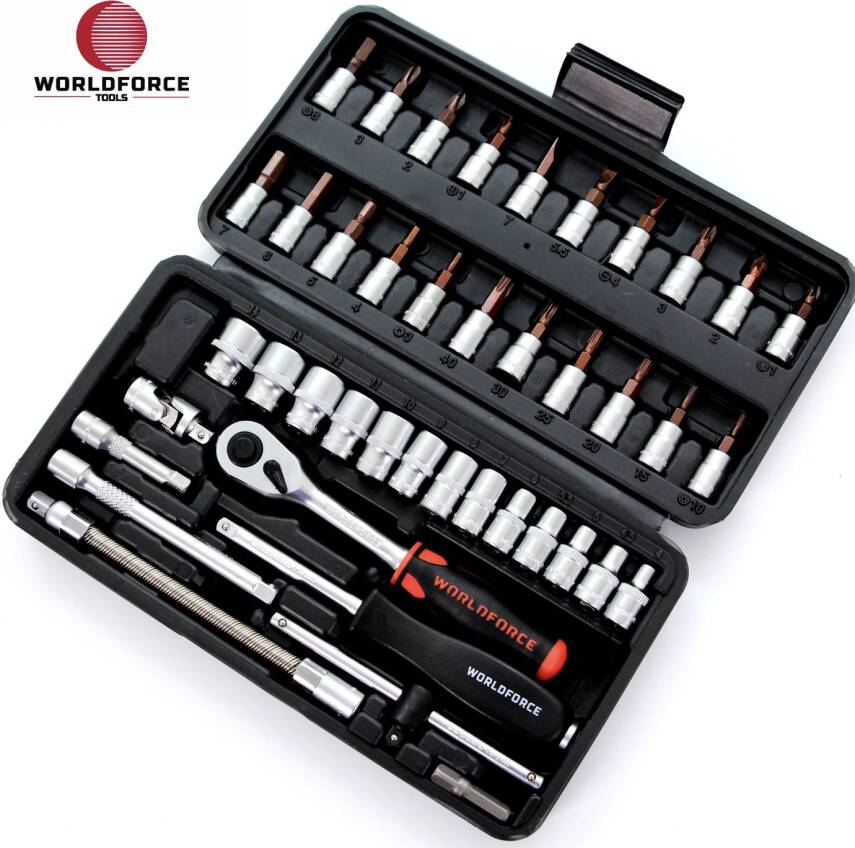 11502-Lokma Takımı 46 Parça S-Ultra 1/4'' - 1