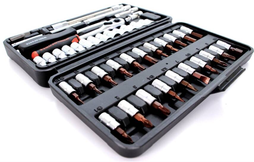 11502-Lokma Takımı 46 Parça S-Ultra 1/4'' - 3