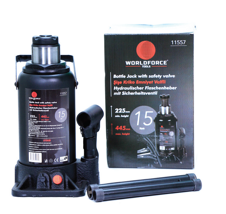 11557 - 15 Ton 225-445mm Hidrolik Şişe Kriko - 1