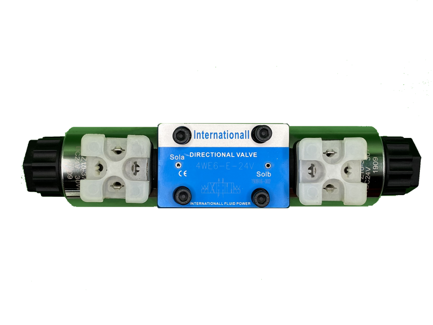 4WE6-E    NG6 Kapalı Merkez 4/3 Hidrolik Yön Valfi - 1