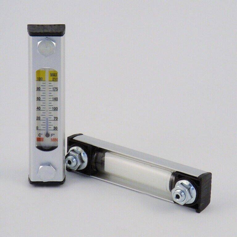 FL2TM12 TERMOMETRELİ HİDROLİK YAĞ SEVİYE GÖSTERGESİ (127mm) - 1