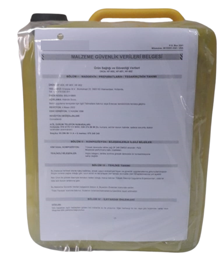 HF95Y 5 LT.  700 Bar Hidrolik Yağ - 1