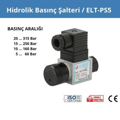 Hidrolik Basınç Şalteri ELT-PS5 NO/NC 3/8"
